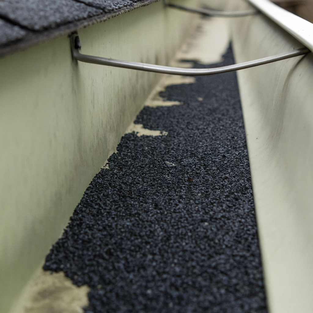 Granules in Gutter